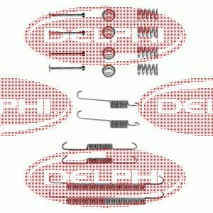 LY1232 Delphi Монтажний комплект задніх барабанних колодок