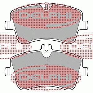 Гальмівні колодки Delphi LP1696 ціна, від 22.37 USD
