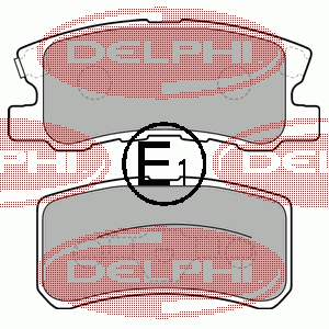 Задні дискові колодки Delphi LP1691