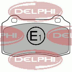 Задні дискові колодки Delphi LP1700
