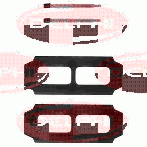 LX0104 Delphi комплект пружинок кріплення дискових колодок, передніх