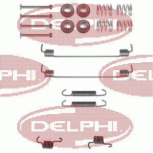 Монтажний комплект задніх барабанних колодок Delphi LY1261 ціна, від 5.87 USD