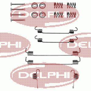 LY1268 Delphi монтажний комплект задніх барабанних колодок
