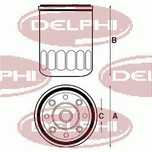 Фільтр тонкого очищення палива Delphi HDF497 ціна, від 5.99 USD