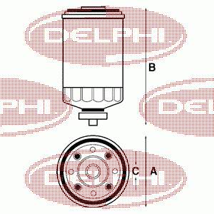 HDF996 Delphi Фільтр палива