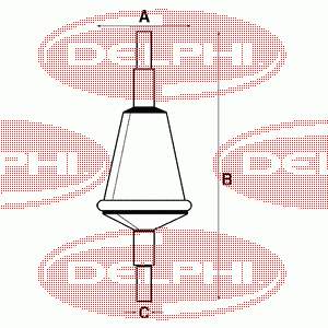 Паливний фільтр FF0015 Delphi