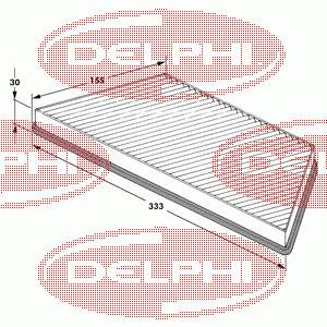 TSP0325062 Delphi фільтр салону