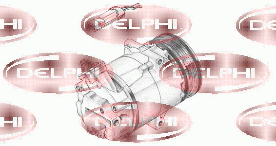 Компресор системи кондиціювання Delphi TSP0155025 ціна, від 234.16 USD