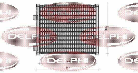 Радіатор кондиціонера TSP0225111 Delphi