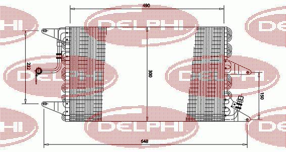 Конденсатор кондиціонера Fiat/Alfa/Lancia 7796605 ціна, від 81.41 USD
