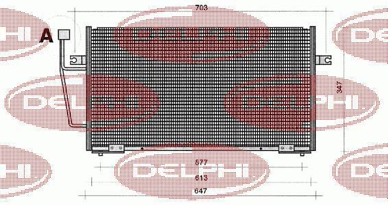 Конденсатор кондиціонера Delphi TSP0225204 ціна, від 89.23 USD
