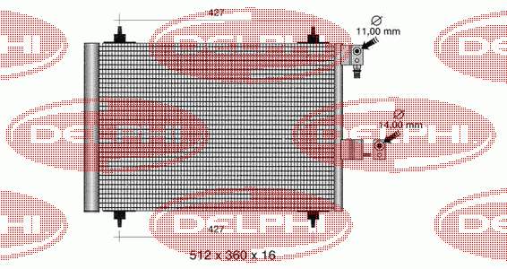 TSP0225411 Delphi Конденсатор