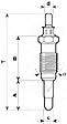 Свічка накалу 062900011304 Magneti Marelli