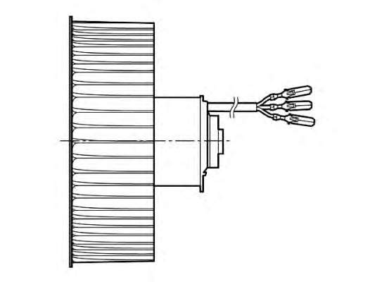 069401199010 Magneti Marelli Електромотор пічки