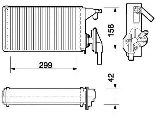 Купити 350218063000 Magneti Marelli Теплообмінник