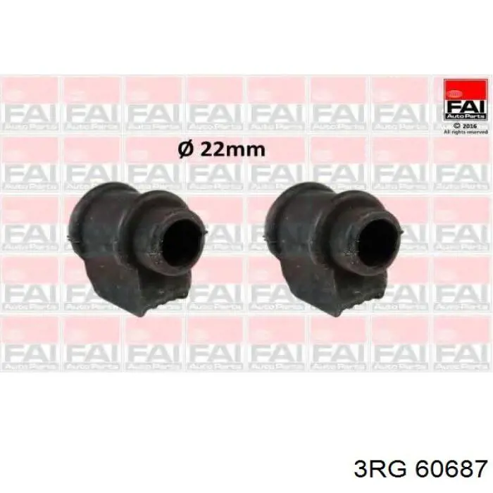 Втулка стабілізатора переднього, зовнішня 3RG 60687 ціна, від 1.61 USD