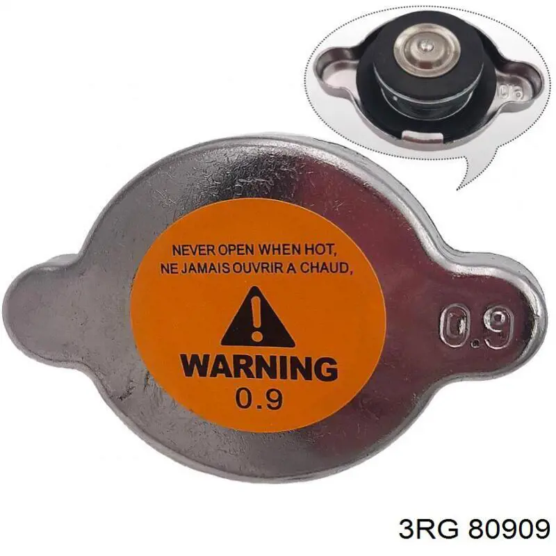 Кришка бачка радіатора 3RG 80909 ціна, від 3.76 USD
