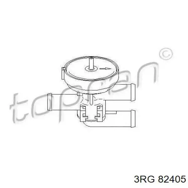 Кран системи опалення 3RG 82405 ціна, від 7.50 USD