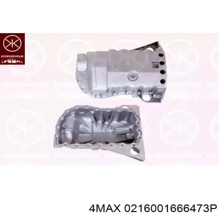 Піддон масляний картера двигуна, нижня частина 4max 0216001666473P ціна, від 15.56 USD