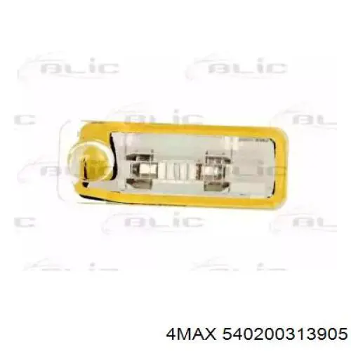Ліхтар підсвічування заднього номерного знака 00313900LED Depo/Loro/Abakus