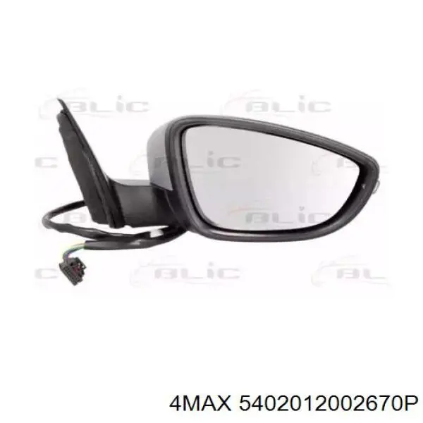 Дзеркало праве 3AA857508A9B9 VAG