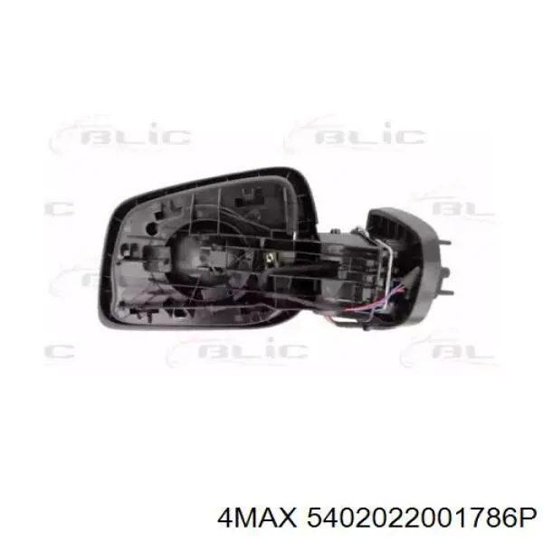 Корпус дзеркала заднього виду, правий Mercedes A1698101276 ціна, від 141.08 USD