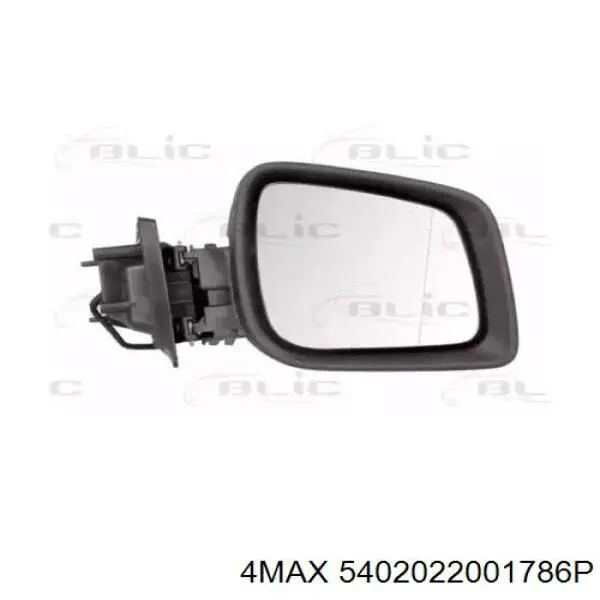 A1698101276 Mercedes Корпус дзеркала заднього виду, правий