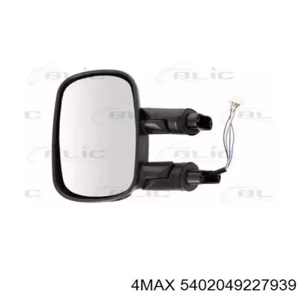 Ліве бічне дзеркало 4max 5402049227939 ціна, від 50.63 USD