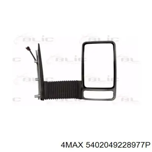 Праве бічне дзеркало 4max 5402049228977P ціна, від 146.35 USD