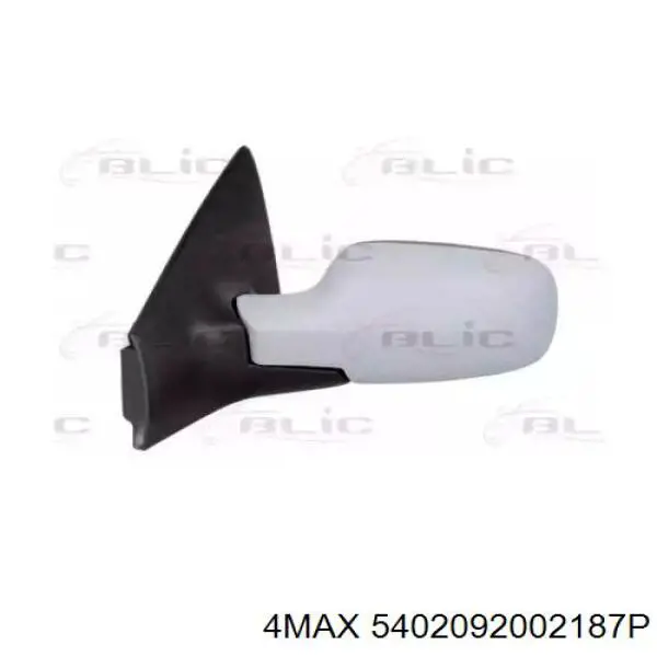 Ліве бічне дзеркало 4max 5402092002187P ціна, від 101.47 USD