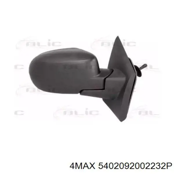 Праве бічне дзеркало 4max 5402092002232P ціна, від 43.95 USD