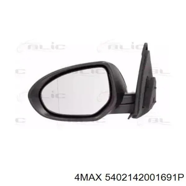 Ліве бічне дзеркало 4max 5402142001691P ціна, від 119.39 USD