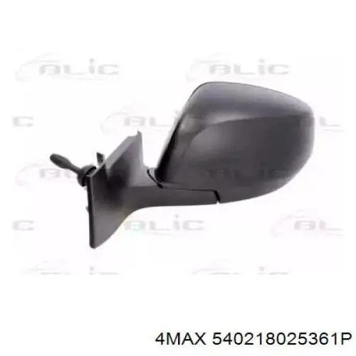 Ліве бічне дзеркало Polcar 3212511E ціна, від 24.91 USD