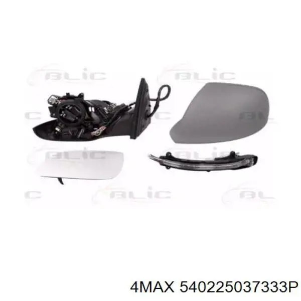 Ліве бічне дзеркало Polcar 1370517M ціна, від 193.62 USD