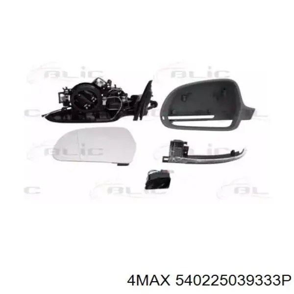 Ліве бічне дзеркало VAG 8T1857409G3FZ ціна, від 161.53 USD