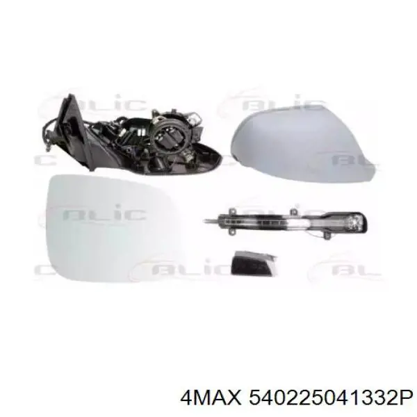 Праве бічне дзеркало 4max 540225041332P ціна, від 240.72 USD