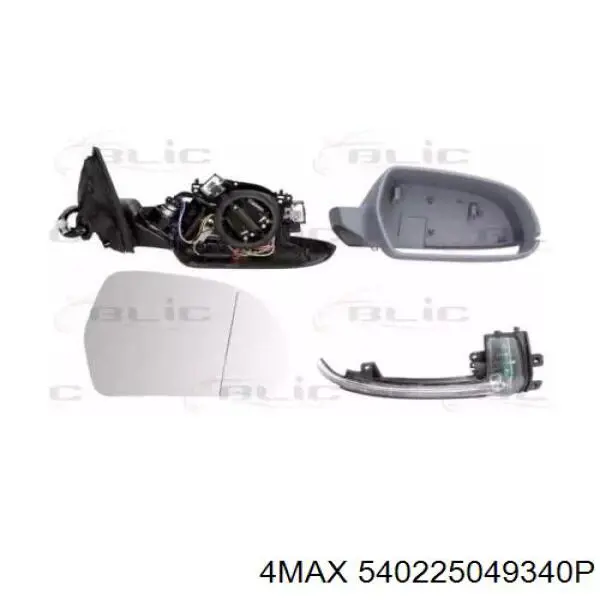 Праве бічне дзеркало VAG 8K1857410AJ01C ціна, від 176.60 USD