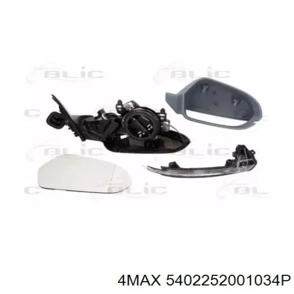 5402252001034P 4max Праве дзеркало заднього виду