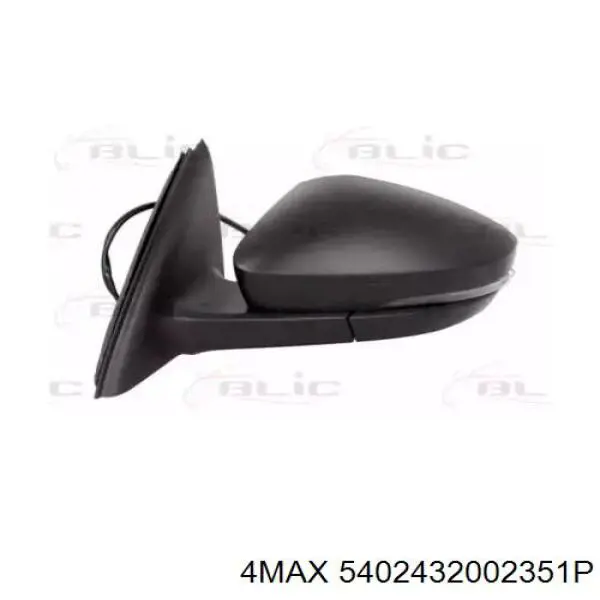 Корпус дзеркала заднього виду, лівого Alkar 6125561 ціна, від 57.21 USD