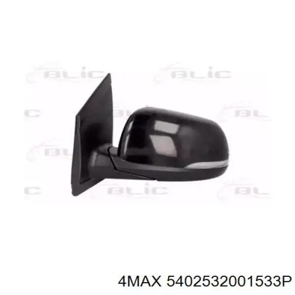 876101Y310 Hyundai/Kia Дзеркало заднього виду, ліве