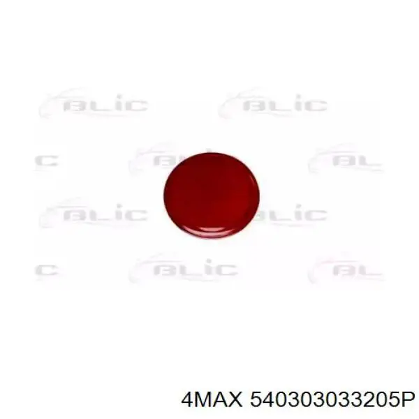 540303033205P 4max катафот (відбивач заднього бампера, лівий)