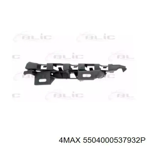 5504000537932P 4max Кронштейн бампера переднього, правий