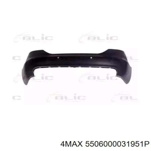 Задній бампер 133896 Polcar