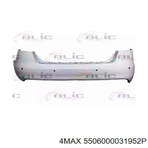 Кожух бампера заднього 4max 5506000031952P ціна, від 80.37 USD