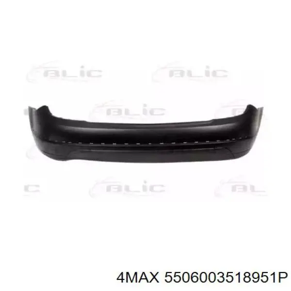 Купити A2048840008 Mercedes Задній бампер