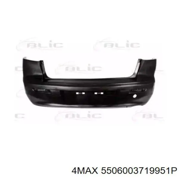 Кожух бампера заднього 4max 5506003719951P ціна, від 81.66 USD