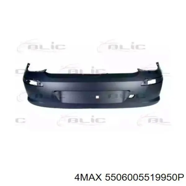 Купити 9680442277 Peugeot/Citroen Задній бампер