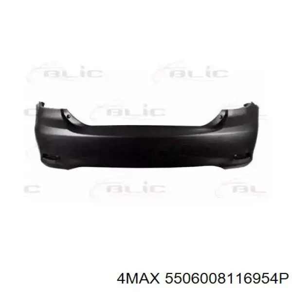 Кожух бампера заднього Toyota Corolla седан (E15) (2006 - 2013) ціна, від 57.89 USD