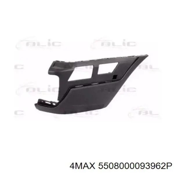 51123416238 BMW Молдинг бампера заднього, правий
