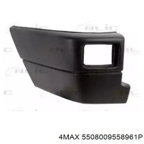 5508009558961P 4max Бампер задній, ліва частина